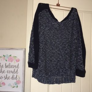 New York & Company Detailed Blue Sweater ♡